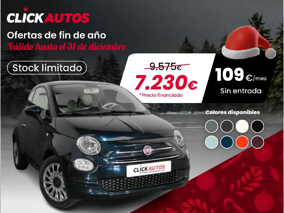 Vehículo FIAT 500 1.2 69CV LOUNGE Vehículo FIAT 500 1.2 69CV LOUNGE